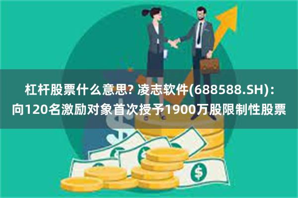 杠杆股票什么意思? 凌志软件(688588.SH)：向120名激励对象首次授予1900万股限制性股票
